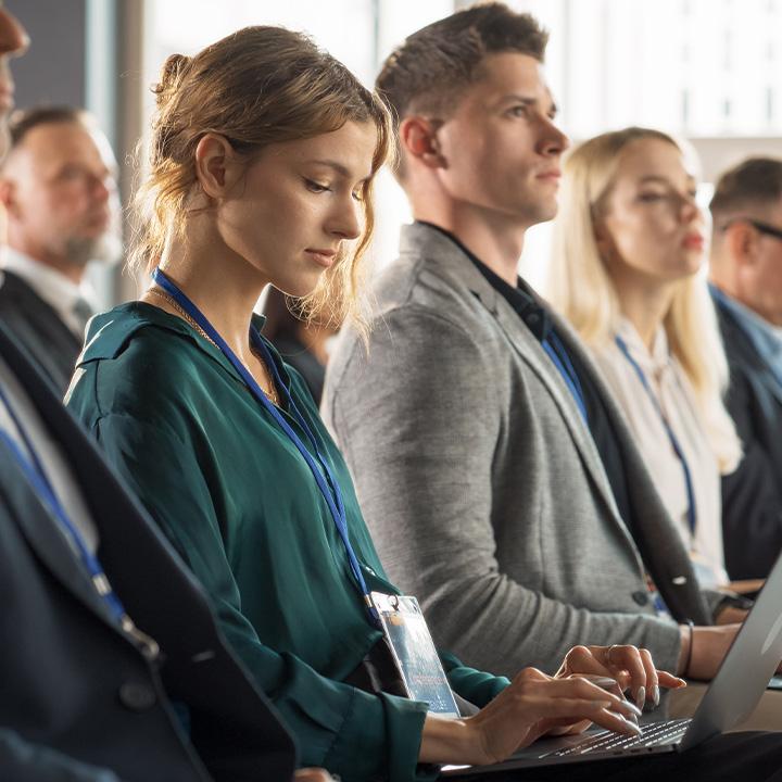 audience in a lecture